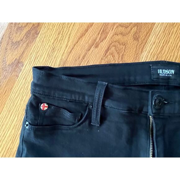 Hudson‎ Nico Super Skinny Midrise black jeans 29 - Picture 3 of 6